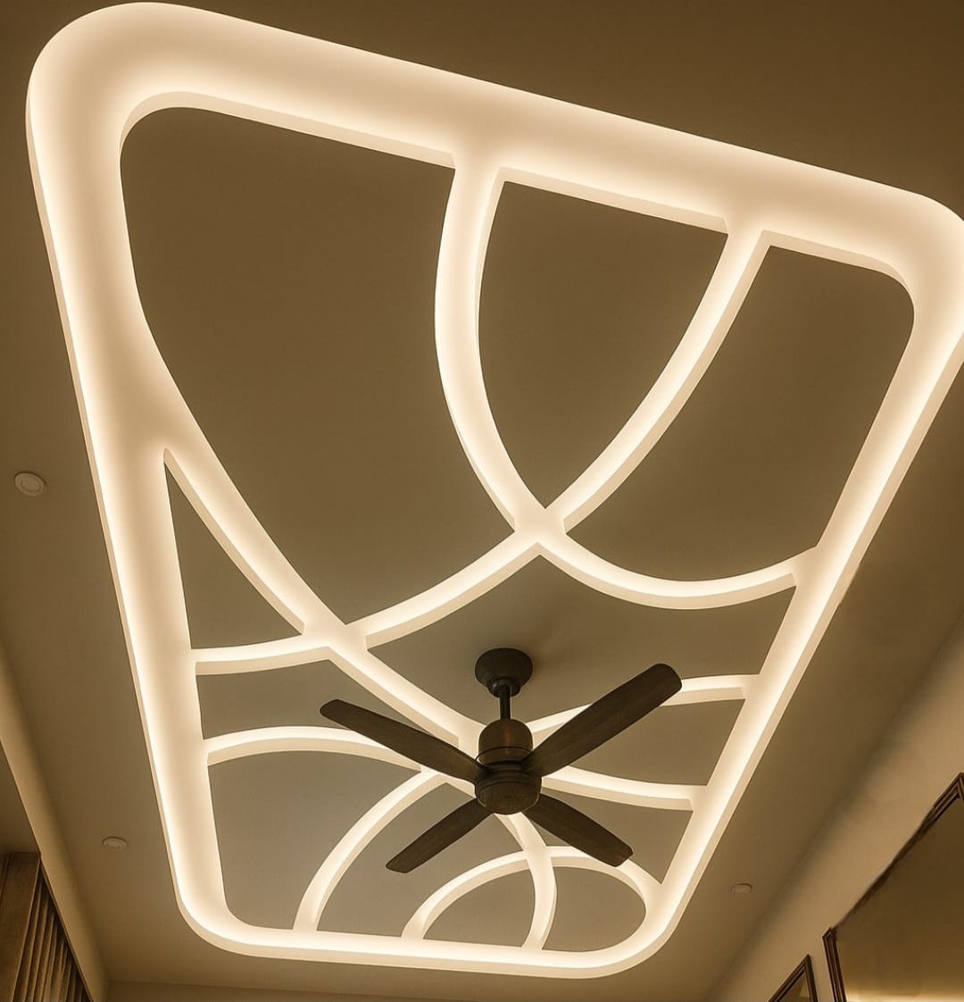 Luxury Living Room Ceiling